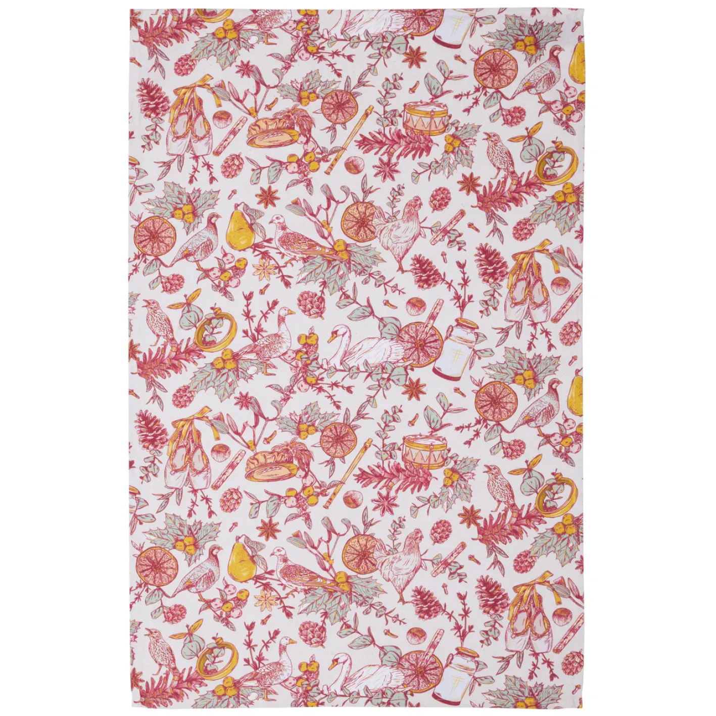 Victoria Eggs Twelve Days of Christmas Tea Towel