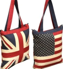 Woven Magic Union Americana Vintage Zipped Tote Bag