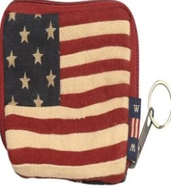 Woven Magic Union America Patchworked Coin Purse