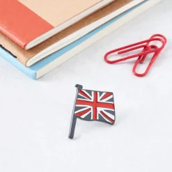 Victoria Eggs Union Jack  Enamel Pin Badge