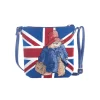 Signare Union Jack Paddington Bear Sling Bag