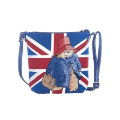 Signare Union Jack Paddington Bear Sling Bag