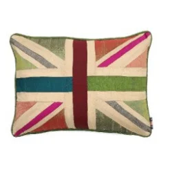 Woven Magic Union Jack 12 x 18 inch Silk Pillow