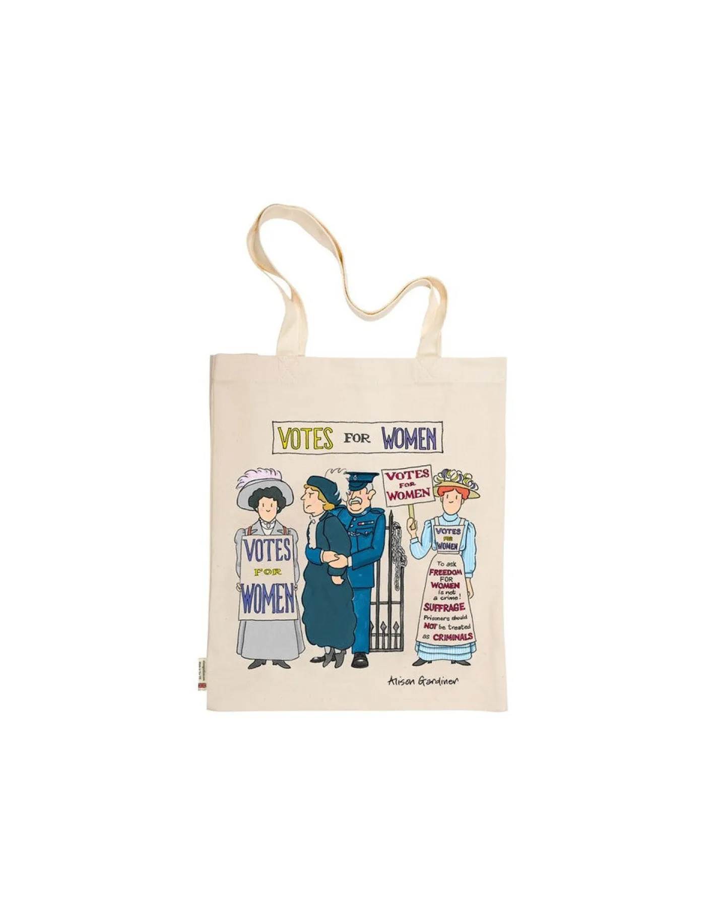Alison Gardiner USA Suffragettes Canvas Tote Bag