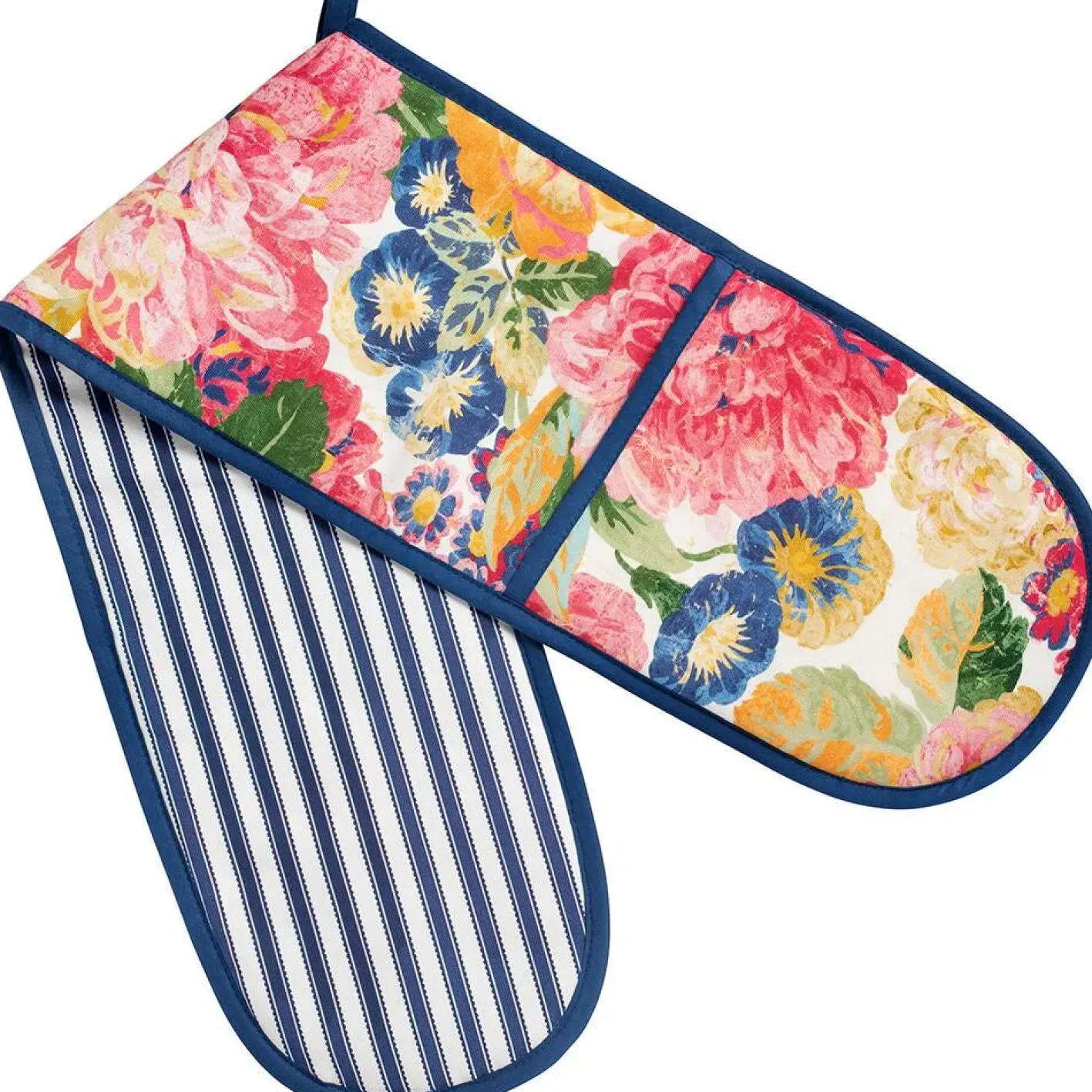 Sanderson Very Rose & Peony Double Oven Glove