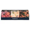 Sanderson Very Rose & Peony Set of 3 Square Caddies