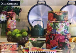 Sanderson Very Roses & Peony Biscuit Barrel