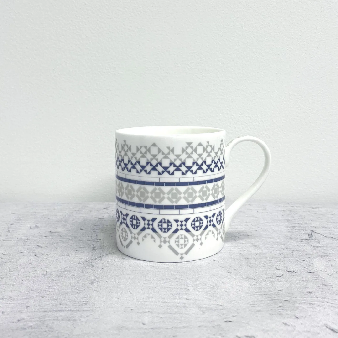 Alex Allday Victorian Tiles Fine Bone China Mug