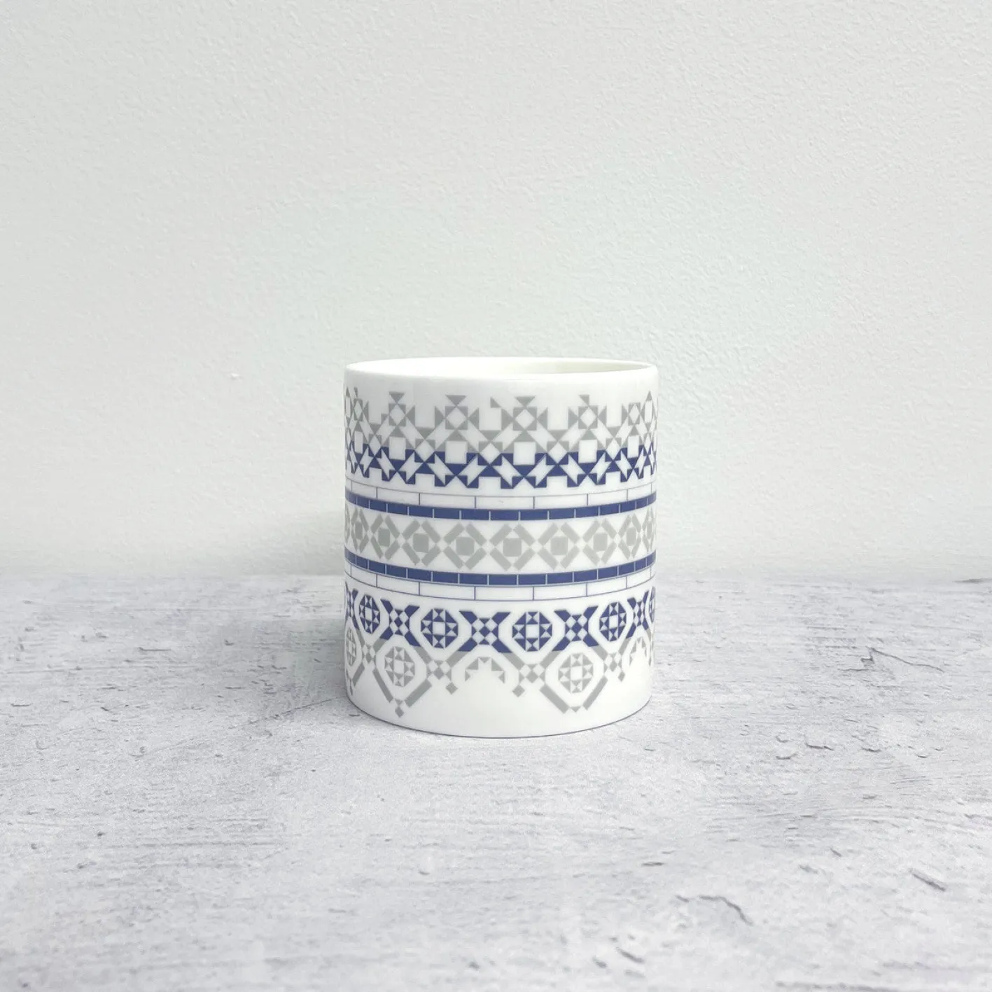 Alex Allday Victorian Tiles Fine Bone China Mug