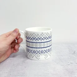 Alex Allday Victorian Tiles Fine Bone China Mug