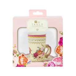 Talking Tables Vintage Paper Teacups and Saucers Set - 12 pack