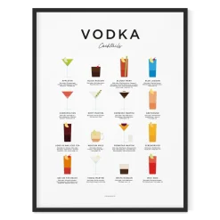 Everlong Print Co. Vodka Cocktails Print - Framed