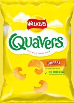 Tea & Biscuits Walkers Cheese Quavers Crisps 0.7 oz