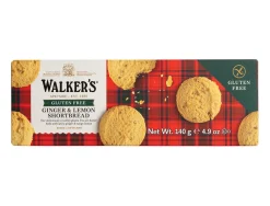 Tea & Biscuits Walkers Ginger & Lemon Gluten Free Shortbread Rounds