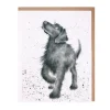Wrendale Designs 'Walkies' Blank Greetings Card