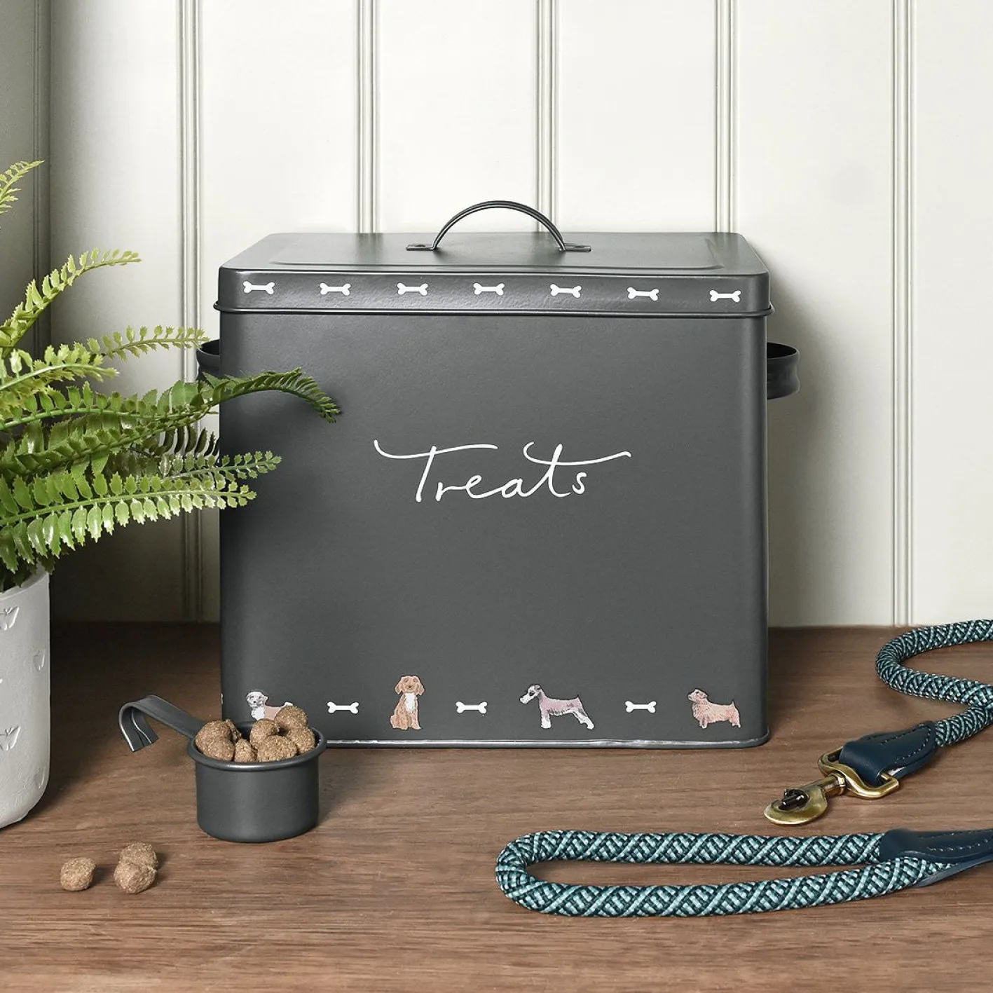 Sophie Allport Walkies Pet Treat Tin