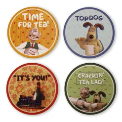Half Moon Bay Wallace and Gromit Ceramic Coasters