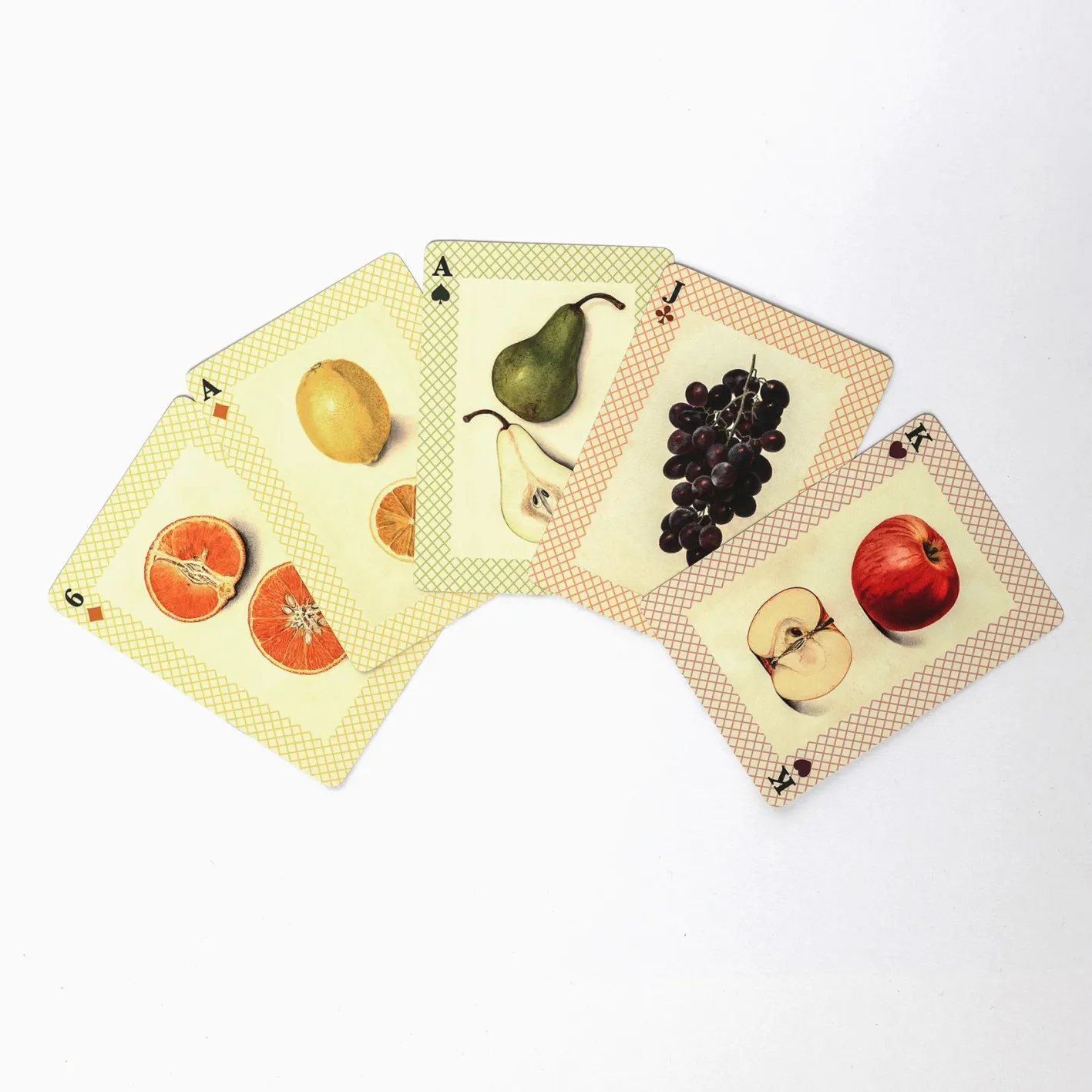 Roomytown Watercolour Fruits Playing Cards