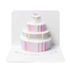 The Art File Wedding Cake Pop Out Greeting Card