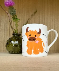 Mclaggan Smith Wee Highland Coo Bone China Mug