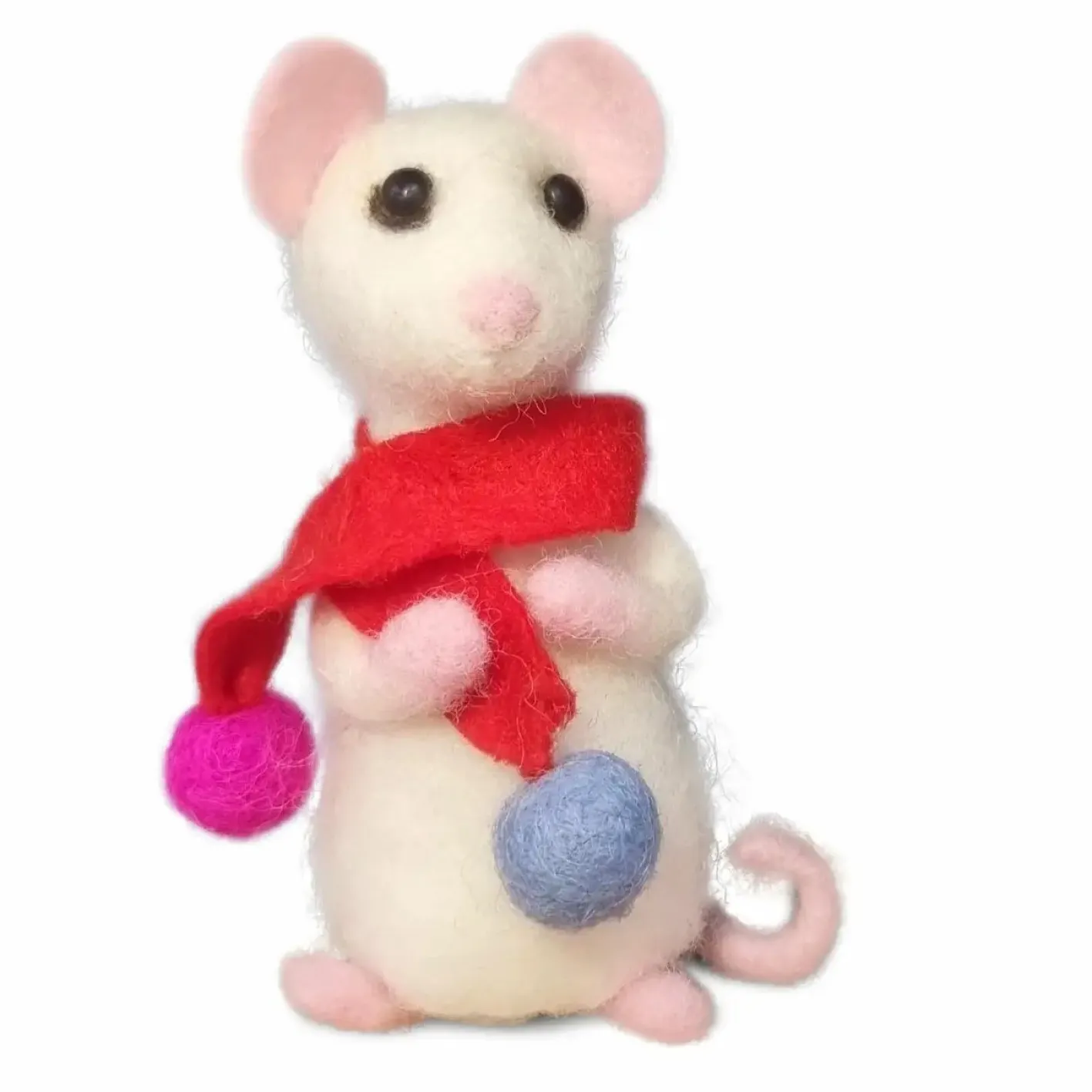 The Crafty Kit Co. Wee Winter Mouse Needle Felting Kit