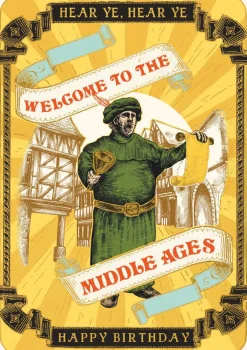 The Art File Welcome to the Middle Ages Greeting Card
