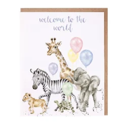 Wrendale Designs 'Welcome to the World' Greetings Card
