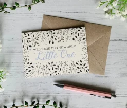 Becky Amelia Welcome To The World Little One Greetings Card