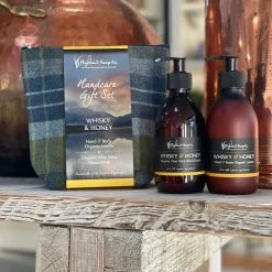 The Highland Soap Company Whisky & Honey Hand Care Gift Set