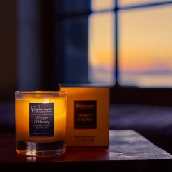 The Highland Soap Company Whisky & Honey Natural Soy Wax Candle