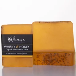 The Highland Soap Company Whisky & Honey Organic Glycerin Soap 150g