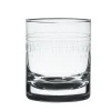 The Vintage List Whisky Glass with Ovals Design by