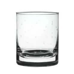 The Vintage List Whisky Glass with Stars Design by