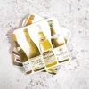 Corinne Alexander White Burgundy Coaster Set by