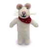 Amica Felt White Mouse Pocket Pal