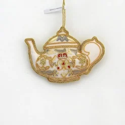 Tinker Tailor White Teapot Decoration by London