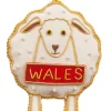 St. Nicolas White Welsh Sheep Decoration