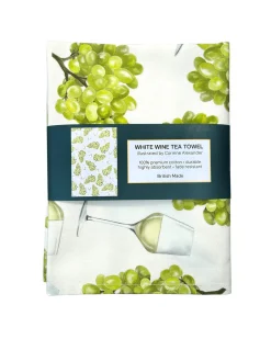 Corinne Alexander White Wine Tea Towel by
