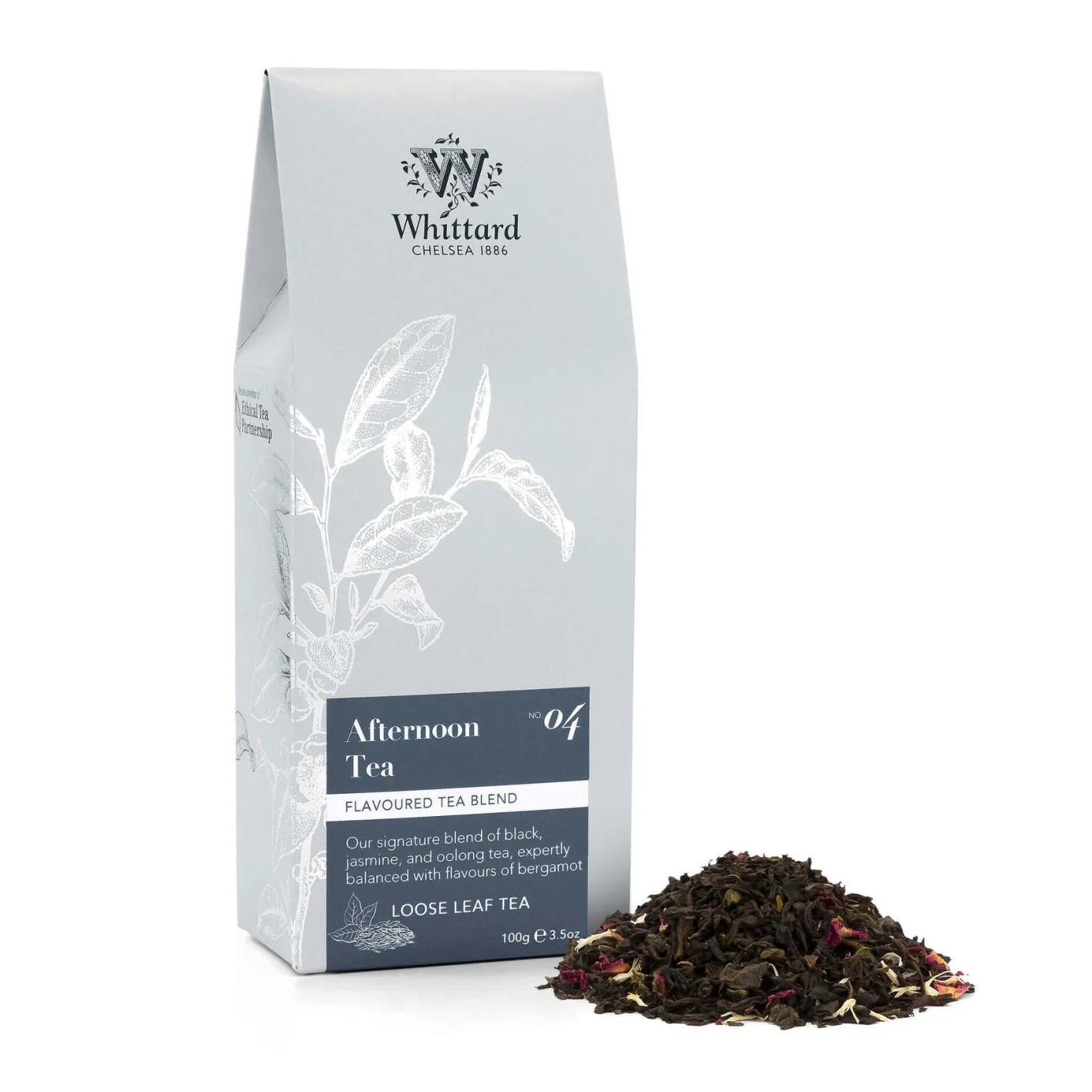 Whittard of Chelsea Whittard Afternoon Tea Loose Tea Silver Pouch