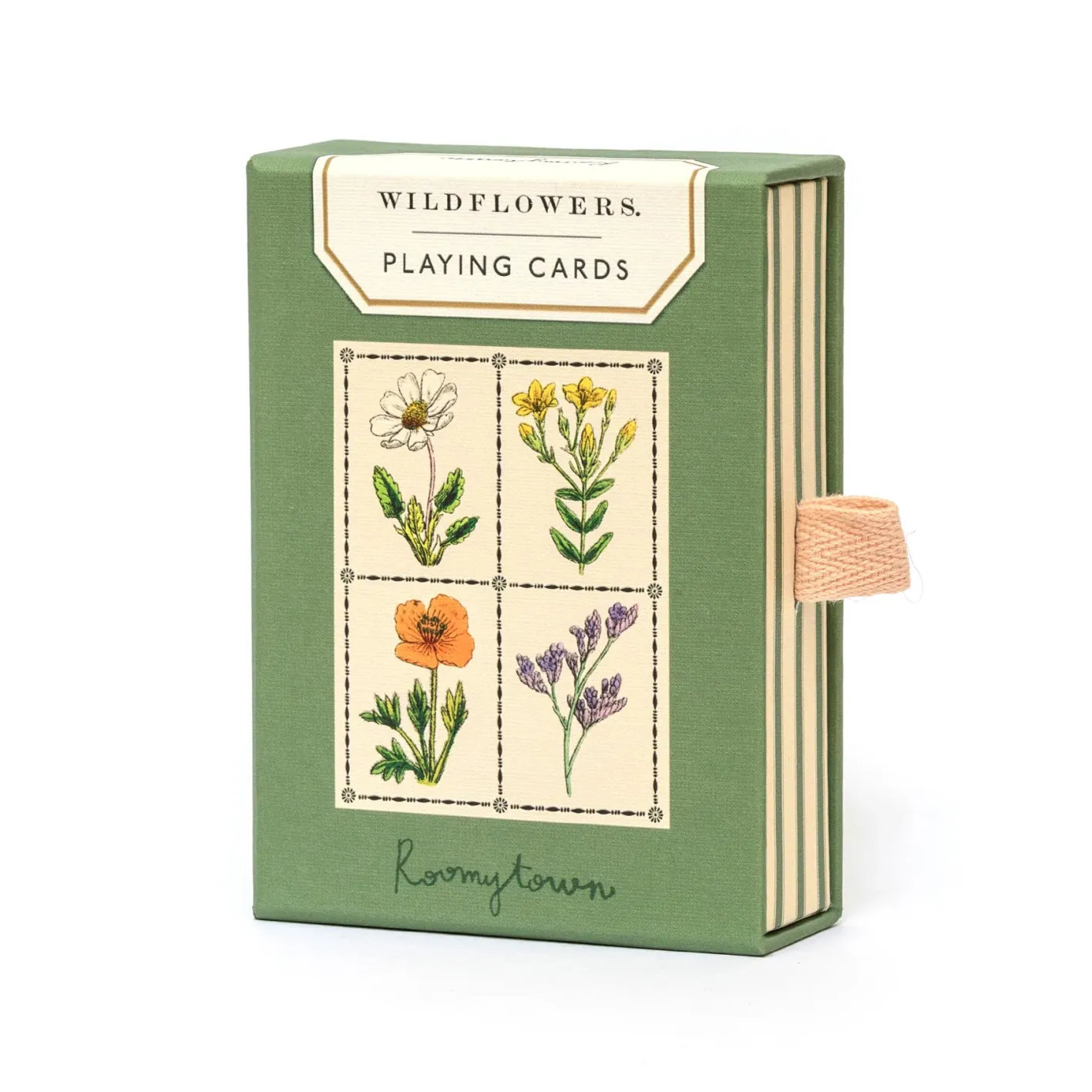 Roomytown Wildflowers Playing Cards