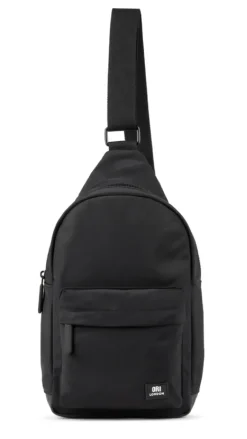 Ori London Willesdon B All Black Recycled Nylon Crossbody Bag- Large