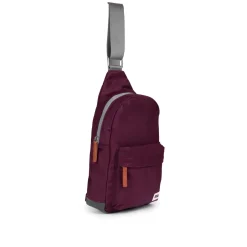 Ori London Willesdon B Plum Recycled Nylon Crossbody Bag- Large