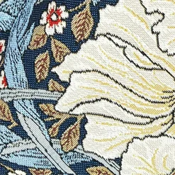 Signare William Morris Pimpernel and Thyme Blue Pillow
