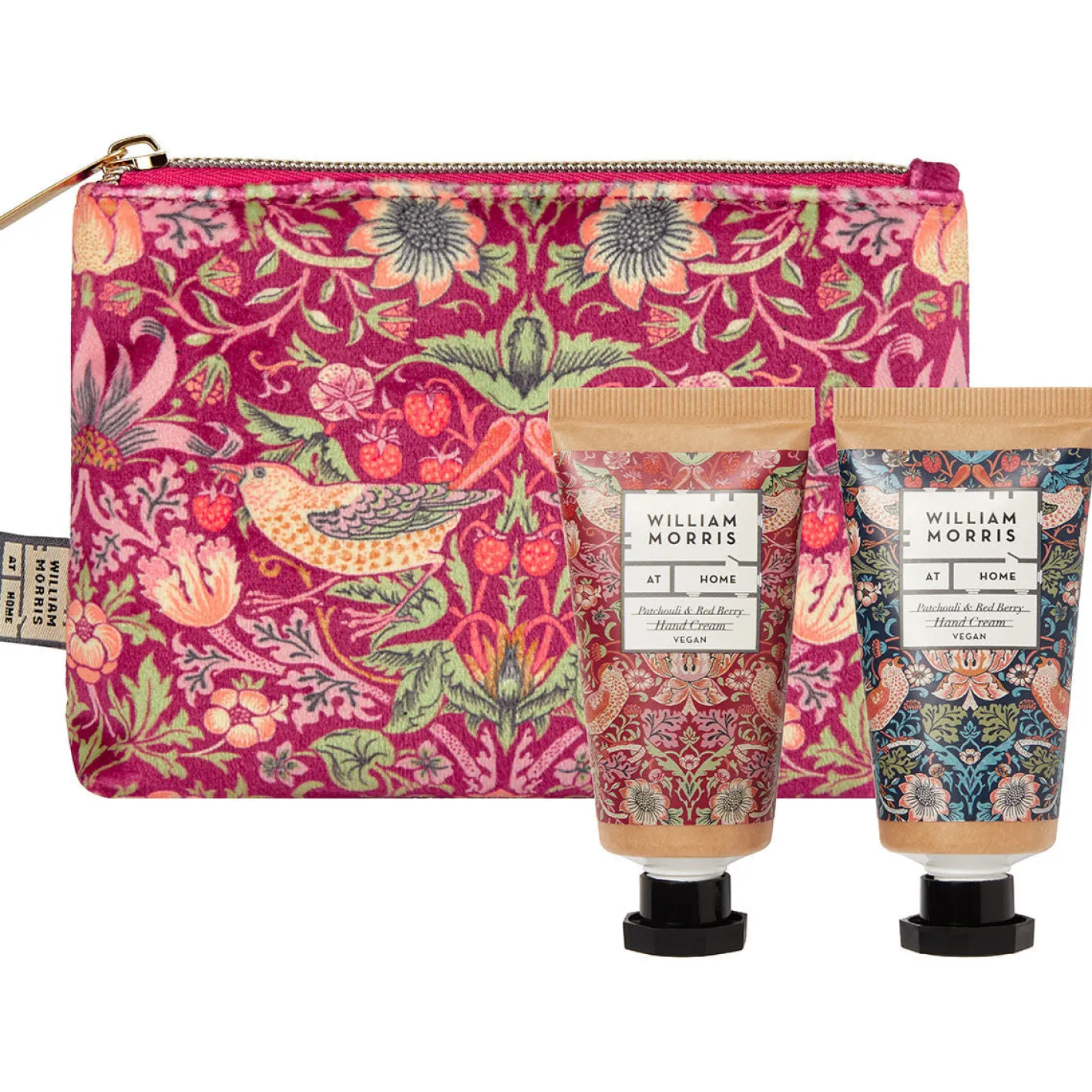 William Morris Strawberry Thief Hand Care Bag