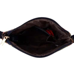 Signare William Morris Strawberry Thief Blue Sling Bag