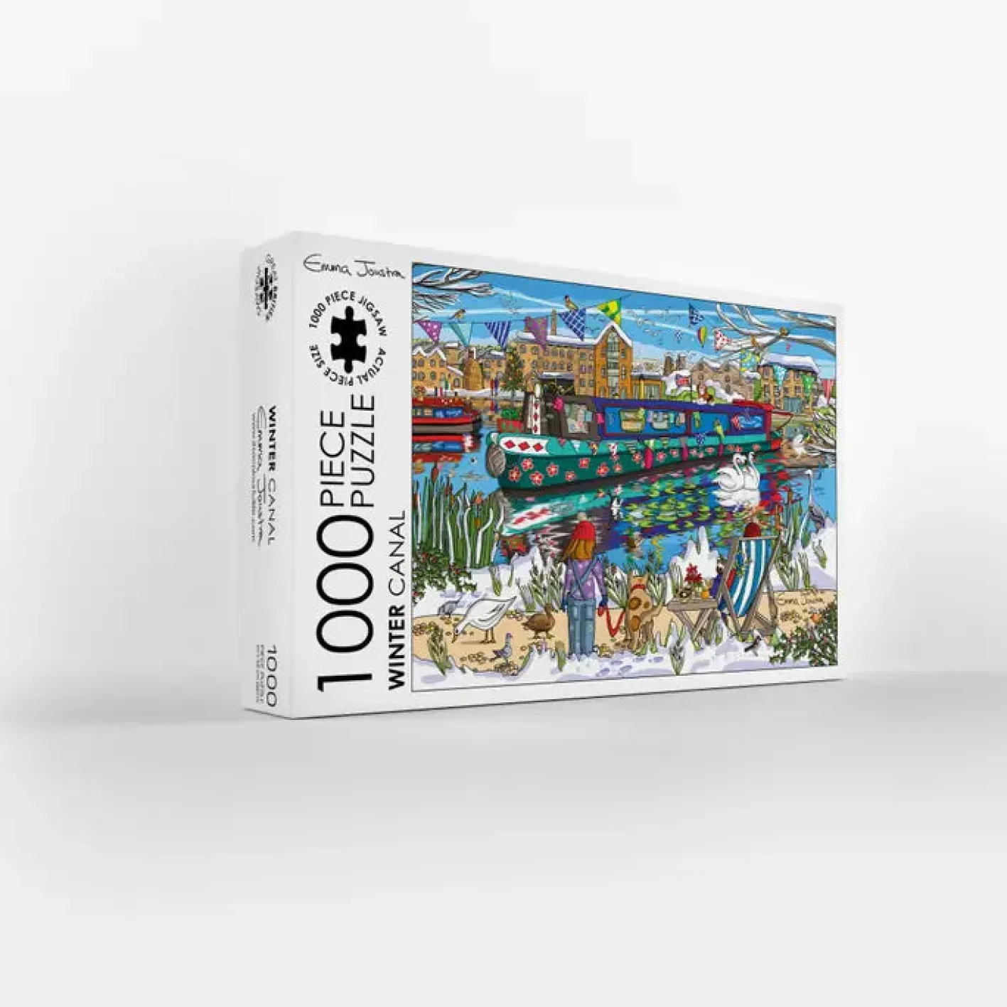 GB Jigsaws Ltd Winter Canal 1000 Piece Jigsaw Puzzle