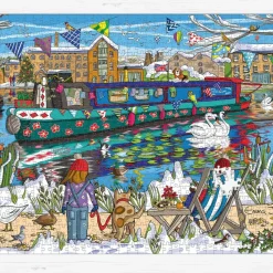 GB Jigsaws Ltd Winter Canal 1000 Piece Jigsaw Puzzle