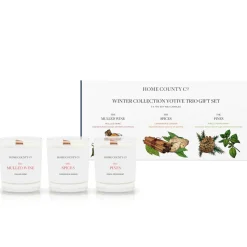 Home County Candles Winter Collection Votive Trio Gift Set