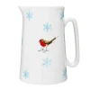 Jane Abbott Designs Winter Robin Bone China Large Jug