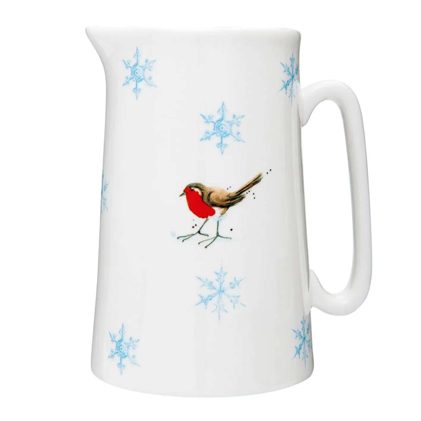 Jane Abbott Designs Winter Robin Bone China Large Jug